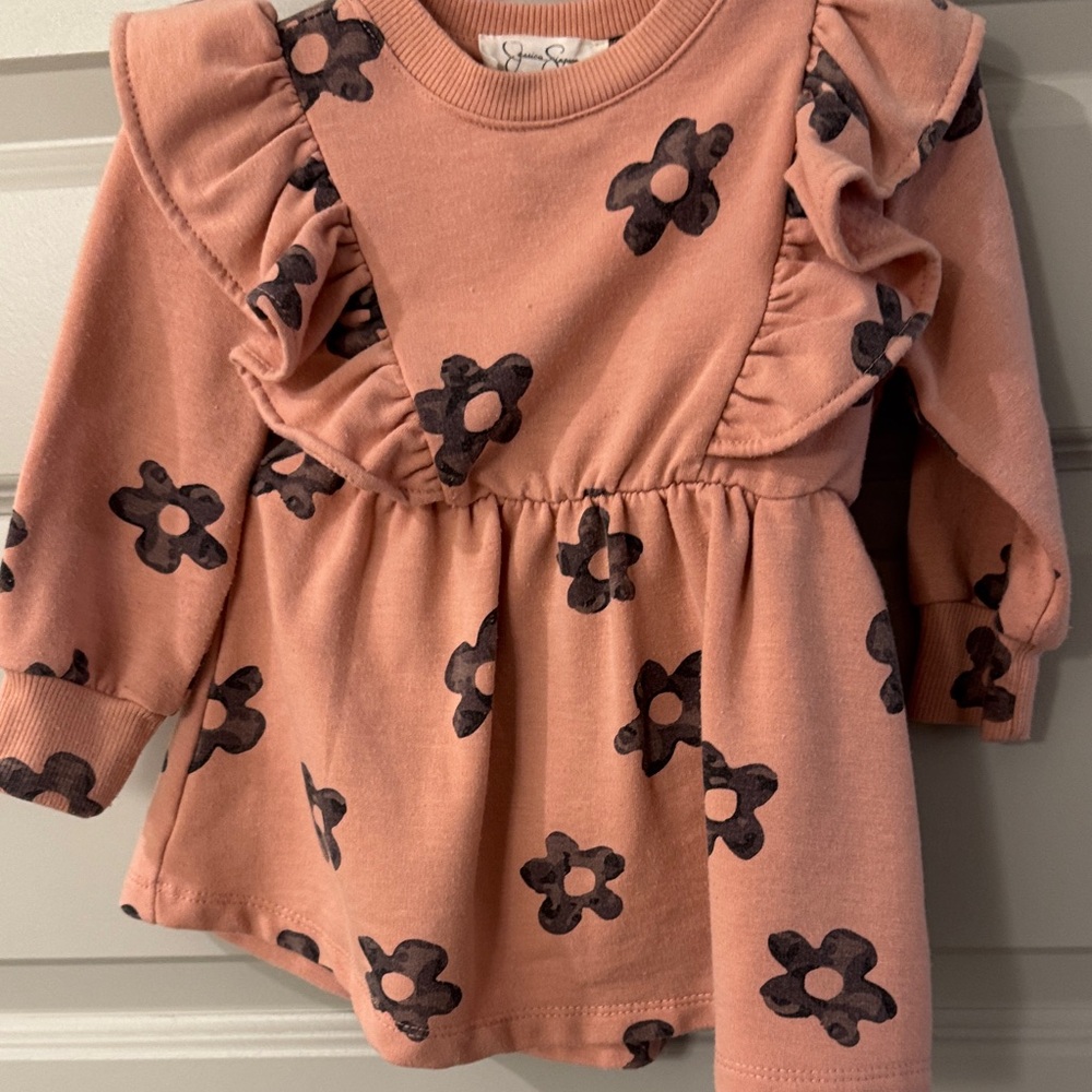 Jessica Simpson Pink Floral Kids Casual Dress